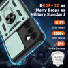 Military Grade Superior Series Hybrid Case with Ring Grip and Camera Lens Cover for Samsung Galaxy A36 5G - Green