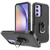 Military Grade TUFF Shockproof Hybrid Armor Case with Ring Grip for Samsung Galaxy A36 5G - Black