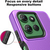 TotalDefense Hybrid Case for Motorola Moto G 2025 - Purple