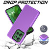 TotalDefense Hybrid Case for Motorola Moto G 2025 - Purple