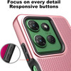 TotalDefense Hybrid Case for Motorola Moto G Power 2025 - Rose Gold