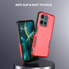Military Grade TUFF Hybrid Armor Case for Motorola Moto G 2025 - Red