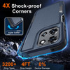 Military Grade TUFF Hybrid Armor Case for Motorola Moto G Power 2025 - Blue