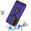 Military Grade All-In-One Ring Stand Card Case for Samsung Galaxy A36 5G - Purple