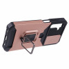 Military Grade All-In-One Ring Stand Card Case for Samsung Galaxy A36 5G - Rose Gold