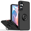 Transparent Hybrid Case with Ring Grip for Samsung Galaxy A36 5G - Black