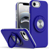 Circular Series Hybrid Case with Rotating Ring Stand for iPhone 16e - Blue