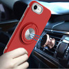 Circular Series Hybrid Case with Rotating Ring Stand for iPhone 16e - Red