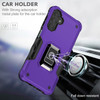 Military Grade Shockproof Hybrid Armor Case with Ring Grip for Samsung Galaxy A36 5G - Purple