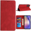 Leather Folio Wallet Case for Samsung Galaxy A36 5G - Red