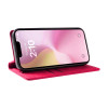Leather Folio Wallet Case for iPhone 16e - Hot Pink