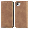 Leather Folio Wallet Case for iPhone 16e - Brown