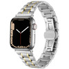 Sloan Stainless Steel Link Band for Apple Watch 49mm / 46mm / 45mm / 44mm - Silver Gold