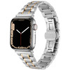Sloan Stainless Steel Link Band for Apple Watch 42mm / 41mm / 40mm - Silver Rose Gold