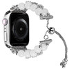 Pearl and Diamond Bracelet Band for Apple Watch 49mm / 46mm / 45mm / 44mm - White