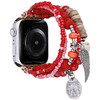 Beaded Ornaments Bracelet Band for Apple Watch 49mm / 46mm / 45mm / 44mm - Red
