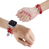 Beaded Ornaments Bracelet Band for Apple Watch 49mm / 46mm / 45mm / 44mm - Red