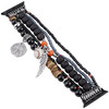 Beaded Ornaments Bracelet Band for Apple Watch 42mm / 41mm / 40mm - Black