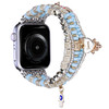 Love Pendant Beads Ornaments Bracelet Band for Apple Watch 42mm / 41mm / 40mm - Light Blue