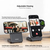 3-in-1 Foldable MagSafe Magnetic Wireless Charging Station - Black