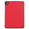 Smart Leather Folio Hybrid Case for iPad Pro 13-inch (M4) - Red