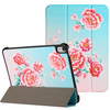 Smart Leather Folio Hybrid Case for iPad Pro 13-inch (M4) - Blooming Flowers