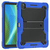 Shockproof Rugged Hybrid Armor Case with Kickstand for iPad Pro 13-inch (M4) - Blue