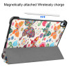 Smart Leather Folio Hybrid Case for iPad Air 11-inch (M3/M2) - Butterfly
