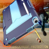 Military Grade Drop Proof Rugged Hybrid Armor Case with Kickstand for iPad Air 11-inch (M3/M2) - Navy Blue