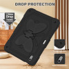 Butterfly Series Military Grade Shockproof Hybrid Case with Adjustable Wings for iPad Air 11-inch (M3/M2) - Black