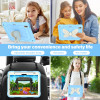 Butterfly Series Military Grade Shockproof Hybrid Case with Adjustable Wings for iPad Air 11-inch (M3/M2) - Light Blue