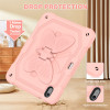 Butterfly Series Military Grade Shockproof Hybrid Case with Adjustable Wings for iPad Air 11-inch (M3/M2) - Rose Gold