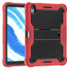 Shockproof Rugged Hybrid Armor Case with Kickstand for iPad Air 11-inch (M3/M2) - Red