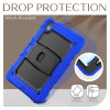 Military Grade Shockproof Rugged Hybrid Case with Kickstand for iPad Air 11-inch (M3/M2) - Blue