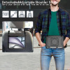 Military Grade Hybrid Armor Case with 360 Degree Rotation Kickstand for iPad Air 11-inch (M3/M2) - Black