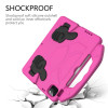 Kids Friendly Drop Resistant Case with Handle and Stand for iPad Pro 11-inch (M4) - Hot Pink