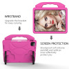 Kids Friendly Drop Resistant Case with Handle and Stand for iPad Pro 11-inch (M4) - Hot Pink
