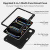 Butterfly Series Military Grade Shockproof Hybrid Case with Adjustable Wings for iPad Pro 11-inch (M4) - Black
