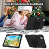 Butterfly Series Military Grade Shockproof Hybrid Case with Adjustable Wings for iPad Pro 11-inch (M4) - Black