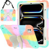 Butterfly Series Military Grade Shockproof Hybrid Case with Adjustable Wings for iPad Pro 11-inch (M4) - Colorful