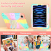 Butterfly Series Military Grade Shockproof Hybrid Case with Adjustable Wings for iPad Pro 11-inch (M4) - Colorful