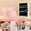 Butterfly Series Military Grade Shockproof Hybrid Case with Adjustable Wings for iPad Pro 11-inch (M4) - Rose Gold