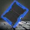 Shockproof Rugged Hybrid Armor Case with Kickstand for iPad Pro 11-inch (M4) - Blue