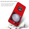 Slim Protective Cover with Ring Grip for Samsung Galaxy Z Flip 6 - Red