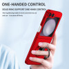 Slim Protective Cover with Ring Grip for Samsung Galaxy Z Flip 6 - Red