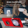 Slim Protective Cover with Ring Grip for Samsung Galaxy Z Flip 6 - Red