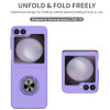 Slim Protective Cover with Ring Grip for Samsung Galaxy Z Flip 6 - Purple