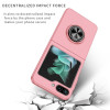 Slim Protective Cover with Ring Grip for Samsung Galaxy Z Flip 6 - Pink