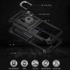 Ring Grip Hybrid Case for Samsung Galaxy Z Flip 6 - Black