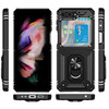 Ring Grip Hybrid Case for Samsung Galaxy Z Flip 6 - Black